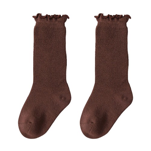 1 Pair Knee High Socks Elastic Foot Protection Thicken Kids Girls Socks Autumn - Picture 12 of 15