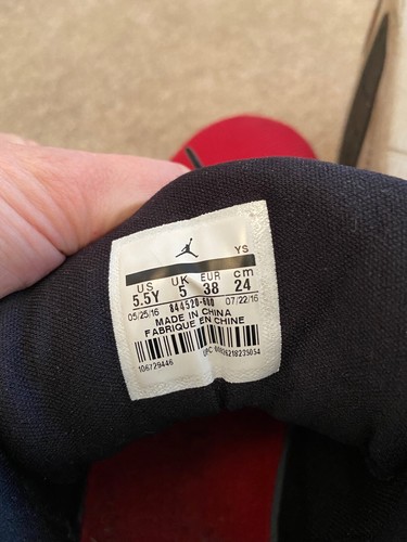 Nike Air Jordan Academy Basketballschuhe Turnschuhe Turnschuhe rot 5 844520-600 - Bild 9 von 9