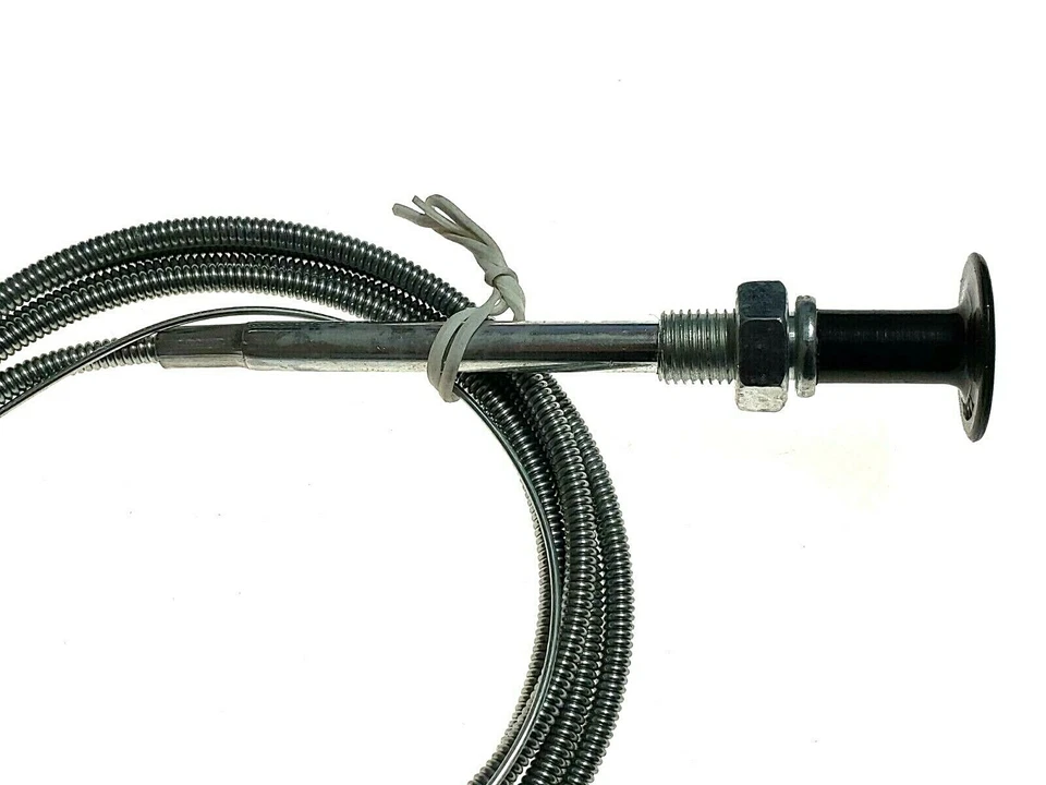 Carburador estrangulador puxar cabo conjunto acelerador porta-malas capô 60" compatível com Chrysler A16 - Imagem 3 de 4