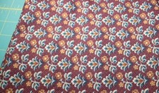 RJR Thimbleberries Orchard Prints Tiny Flowers On Red Cotton Fabric BTY