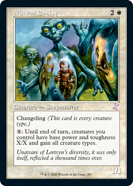 Magic MTG - Mirror Entity - MINT/NMINT - EN - FOIL