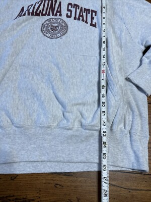 Vintage 90s Champion Reverse Weave Hoodie Arizona University State