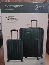 Дорожный чемодан Samsonite из поликарбоната серый