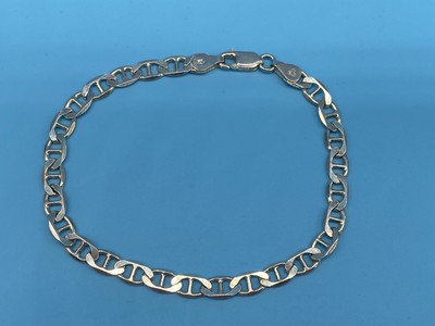 925 Sterling Silver Bracelet Made In Italy Fine Jewelry 6.9 Gr 8 