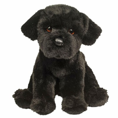 black stuffed dog