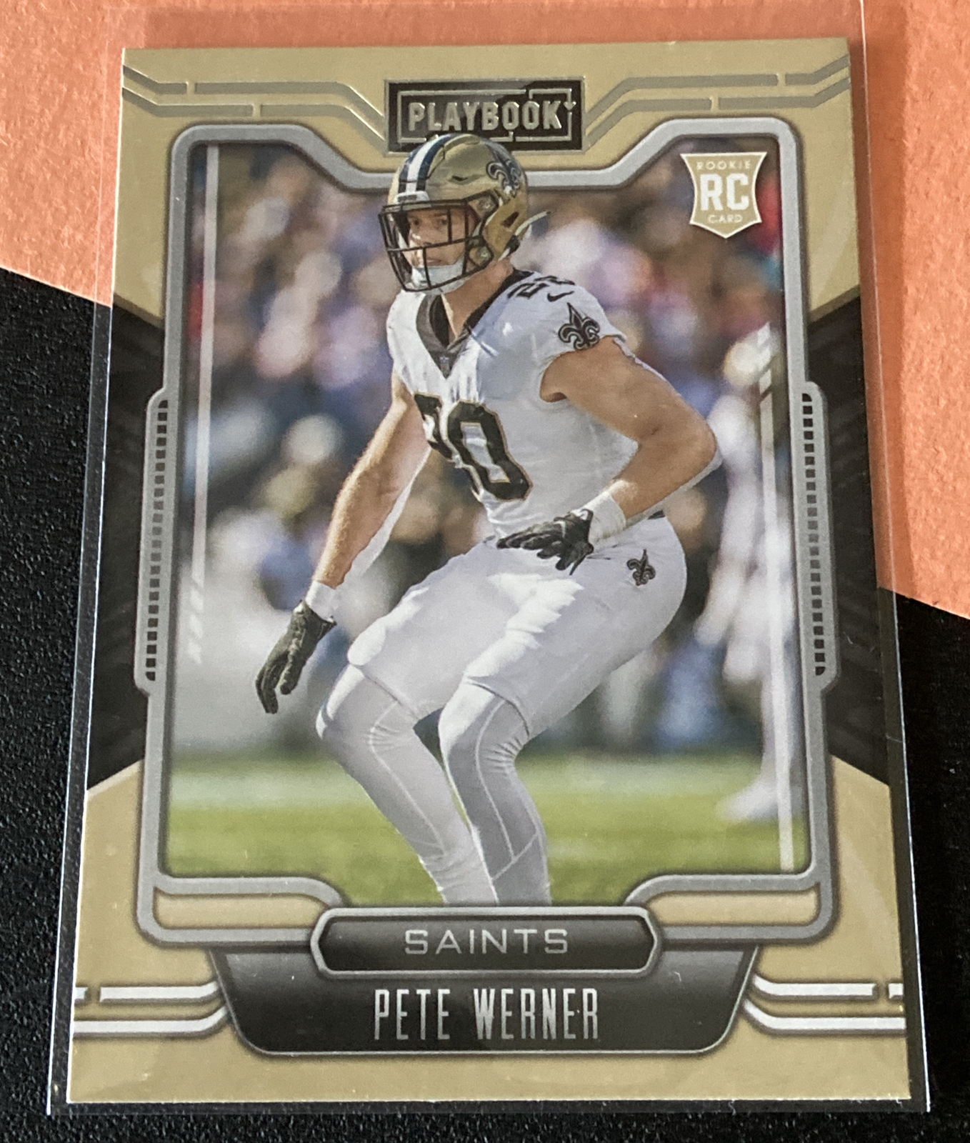 Pete Werner Panini Playbook #166 Base