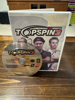 Top Spin 3 - Nintendo Wii Pristine Authentic Tested Game 180 Day Guarantee
