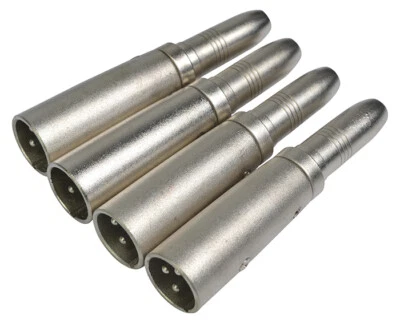 COBRA CABLES XLR Male to 1/4" 6.35mm Jack Socket Adaptor