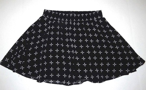Vans Mujer Selena Cintura Elástica Mini Falda Tamaño Mediano - Imagen 2 de 3