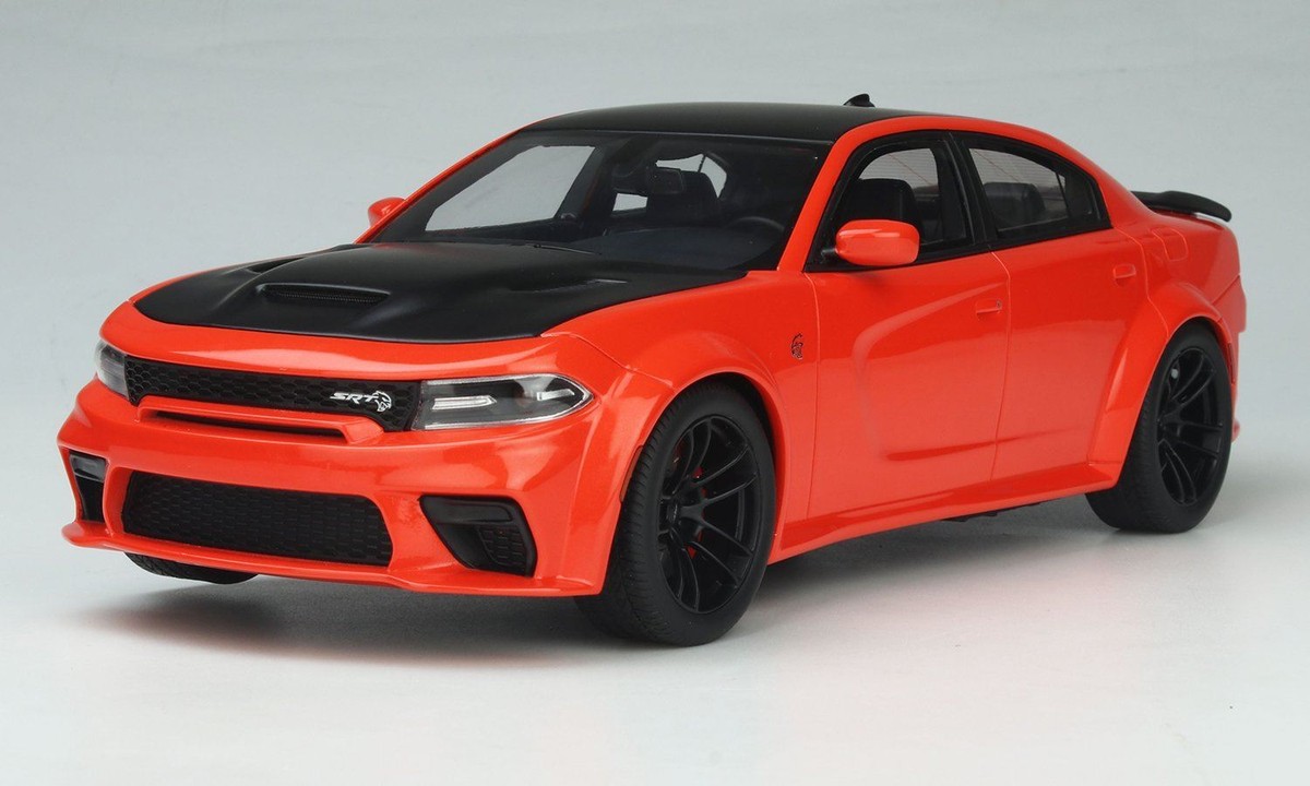 ミニカー GT Spirit 1/18 Dodge Charger SRT Hellcat 1:18 2021 Dodge Charger SRT Hellcat Red Eye -- Go Mango