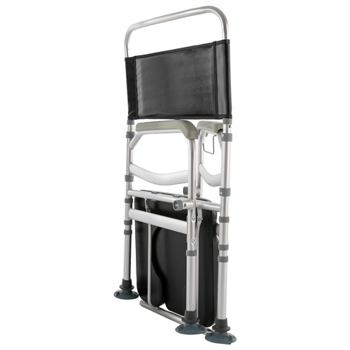 Bad Duschstuhl für Senioren & Behinderte Toilettensitz Rollkommode Stühle - Bild 7 von 11