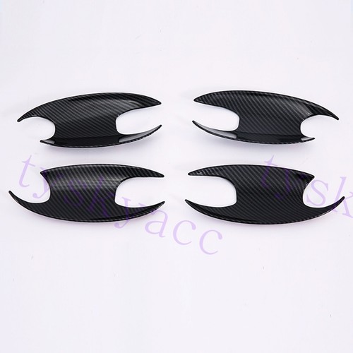 Carbon Fiber Door Handle Cup Bowl Cover Trim For BMW X5 G05 2019-2022 Accessory - Picture 4 of 6