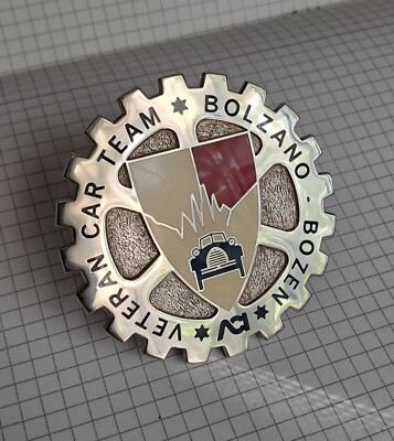  Autoplakette VETERAN CAR TEAM BOLZANO BOZEN