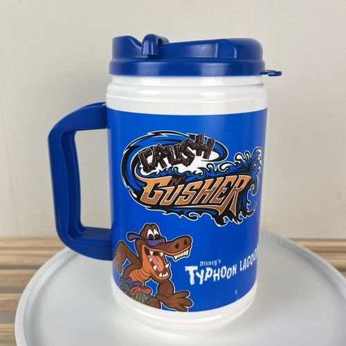 Whirley Disney Parks Typhoon Lagoon Crush Gusher Plastic Travel Cup Mug - Picture 3 of 7