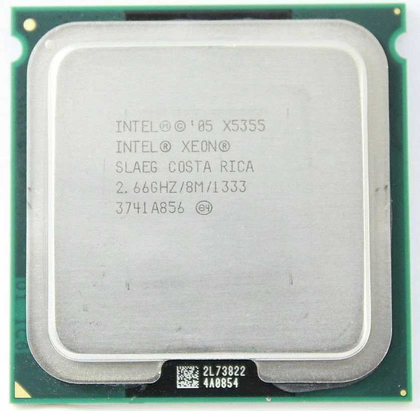 2 PCS Intel Xeon X5355 2.66GHz 8m 1333 MHz LGA771 SL9YM CPU Processor - Image 2 of 2