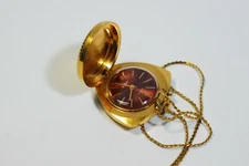 Ladies pendant watch " zarya " of the USSR production in gilding case