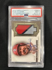 2019 Topps Dynasty Mark McGwire Patch Autograph 08/10 PSA 9 10