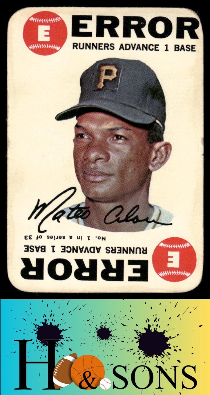 1968 Topps #1 Mateo Alou Game