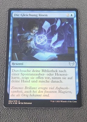 MTG Strixhaven: Akademie der Magier - Solve the Equation Foil DE