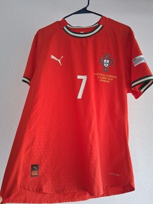 PUMA Portugal Ronaldo #7 Red Soccer Jersey Portugal/Espanha 8