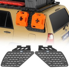 Pair Rear Window Exterior Storage Molle Panel Steel fit 2003-2009 Toyota 4Runner