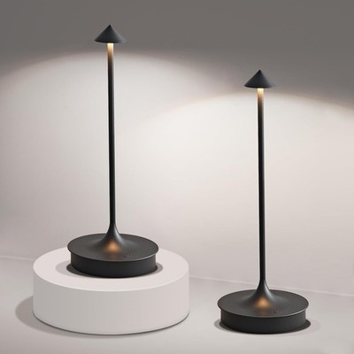 Tischlampen kabellos 2er Set Akku Tischleuchten Touch IP54 2 LED Tischlampen