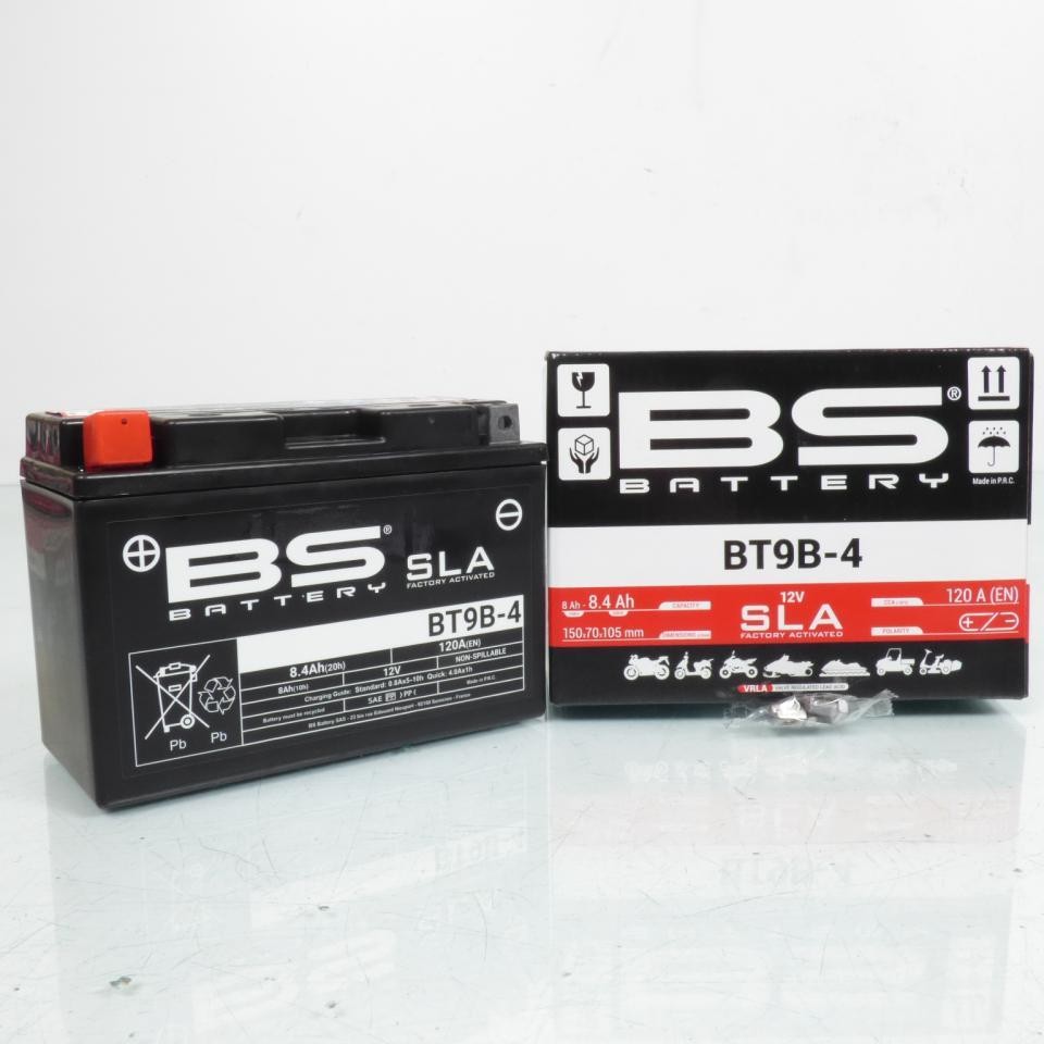 Batterie YT9B-4 BS Battery 12V pour Yamaha 750 R7 1999-2002