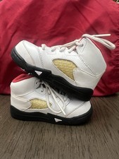 Nike Air Jordan 5 Retro Fire Red Toddler Size 5.5C