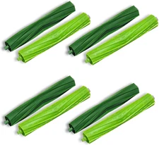 4 Set Rubber Roller Brushes Replacement Parts Compatible with Irobot Roomba I E 