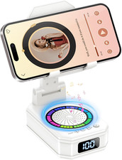 Gifts for Men Women, Cell Phone Stand with Wireless Bluetooth Speaker and Colorf