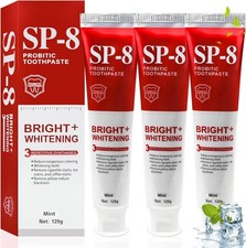 3 Stk. SP-8 Zahnpasta Probiotisch Whitening P...