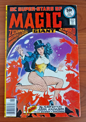 DC SUPER-STARS OF MAGIC GIANT #11   1st Solo Zatanna   DC Comics 1977