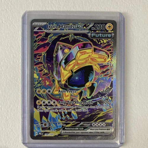Iron Hands ex 154/131 Prismatic Evolutions Special Illustration Rare Pokemon
