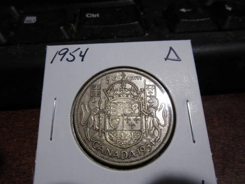 1954 Canada 50 Cents — photo from the most recent tracked eBay sale