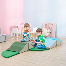 6-Pieces Foam Climbing Blocks For Toddlers 1-3 Years Soft Play Set Climb And