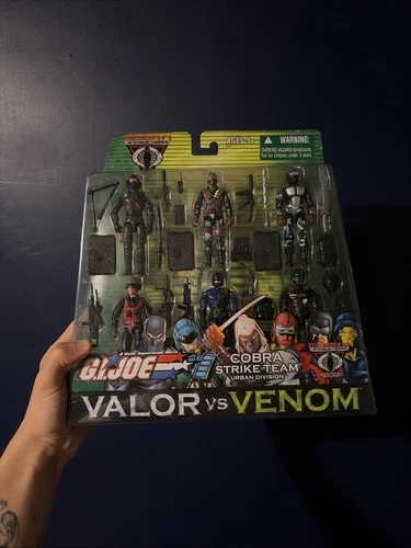 Strike Team Urban Division Valor vs Venom 6 Pack 2004 G.I. JOE COBRA MOC NEW #2