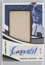 2021 Panini Immaculate Jumbo Bats 38/68 Sherten Apostel #JB-SA Auto 0eo6