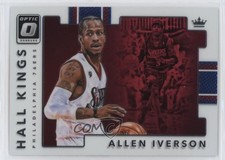 2017-18 Panini Donruss Optic Hall Kings Allen Iverson #18 HOF 19fi