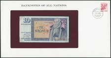 Iceland: 10 Kronur L.1961 (1981) (P# 48a, Banknotes of All Nations) - UNC