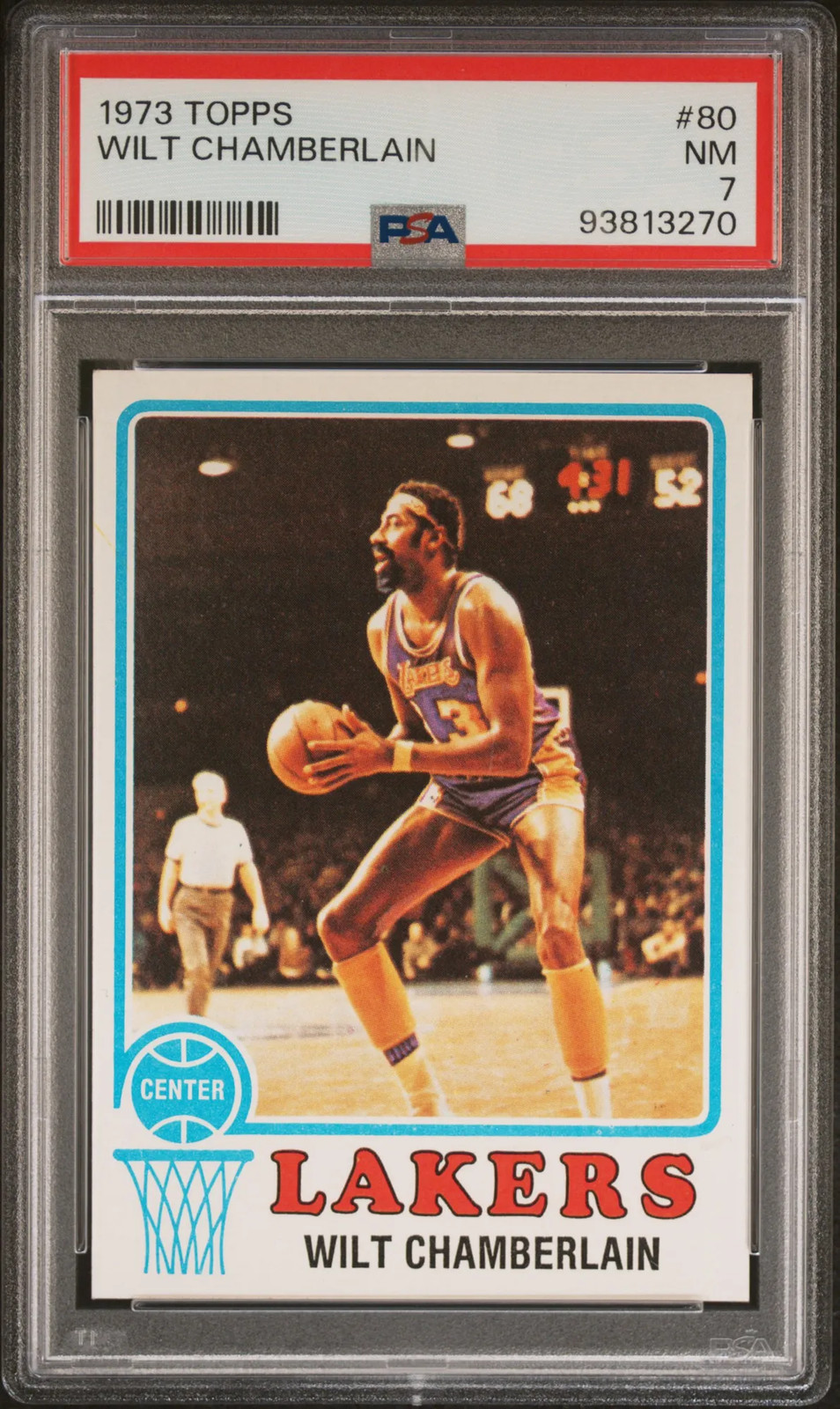 1973 Topps Wilt Chamberlain #80 PSA 7