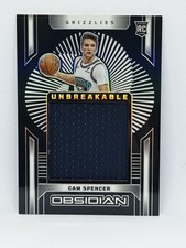 2024-25 Obsidian - Unbreakable Memorabilia Cam Spencer #UM-CAM /249 (MEM, RC)