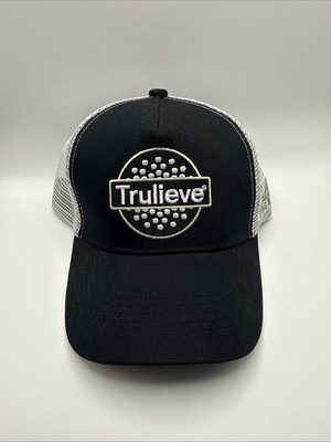 Trulieve Adjustable Black/White Mesh Trucker Hat Snapback Cultivate Together NEW
