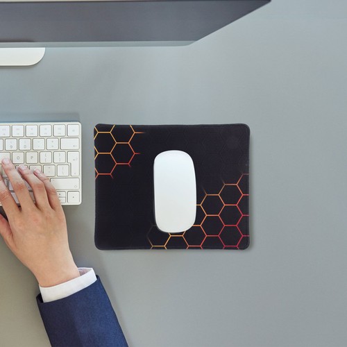 4pcs Mouse Pad Pattern Anti-skid Mouse Pad Travel Office Desktop Mouse Pad - 第 9/12 張圖片