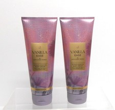 Bath Body Works Vanilla Ease Body Cream Lot 2 Tubes 8 oz.