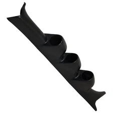 GlowShift Black Triple Gauge 52mm Pillar Pod for 2003-2005 Chevrolet Cavalier