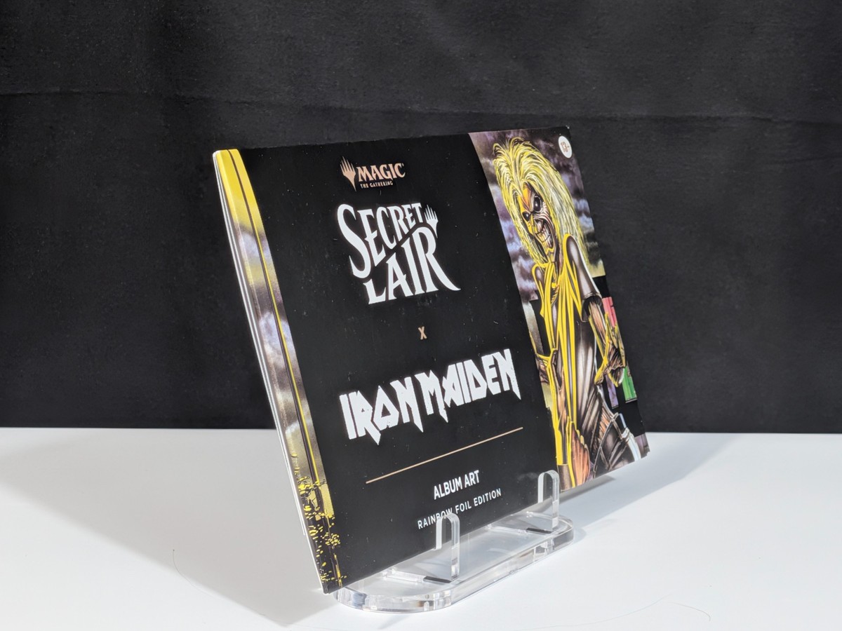 MTG Secret Lair x IRON MAIDEN Album Art Rainbow Foil Edition