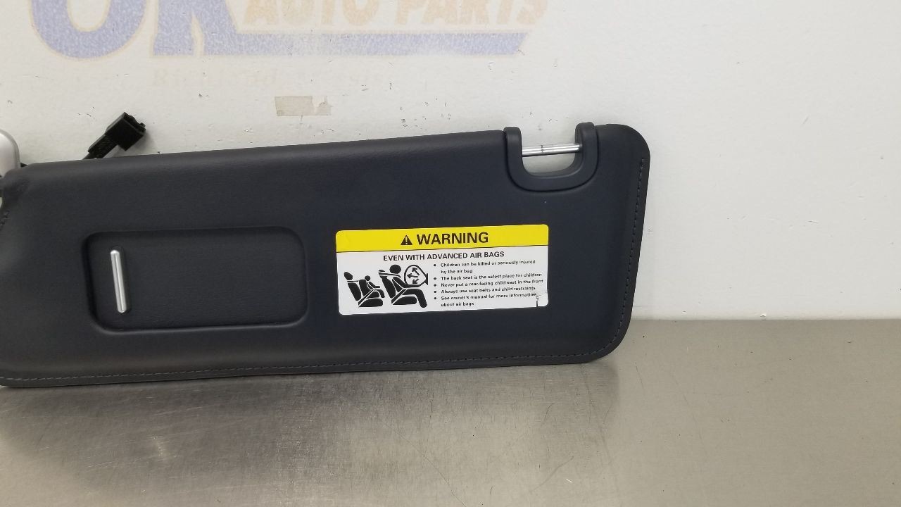 16 BENTLEY CONTINENTAL GTC SUN VISOR LEFT DRIVER BLACK