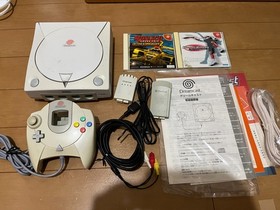 SEGA DreamCast Console (HKT-3000) & Controller with 2 game and BOX,Manual 0926