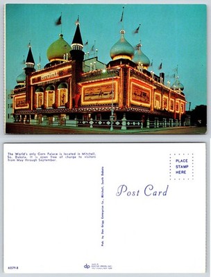 Mitchell South Dakota Corn Palace Postcard AF848