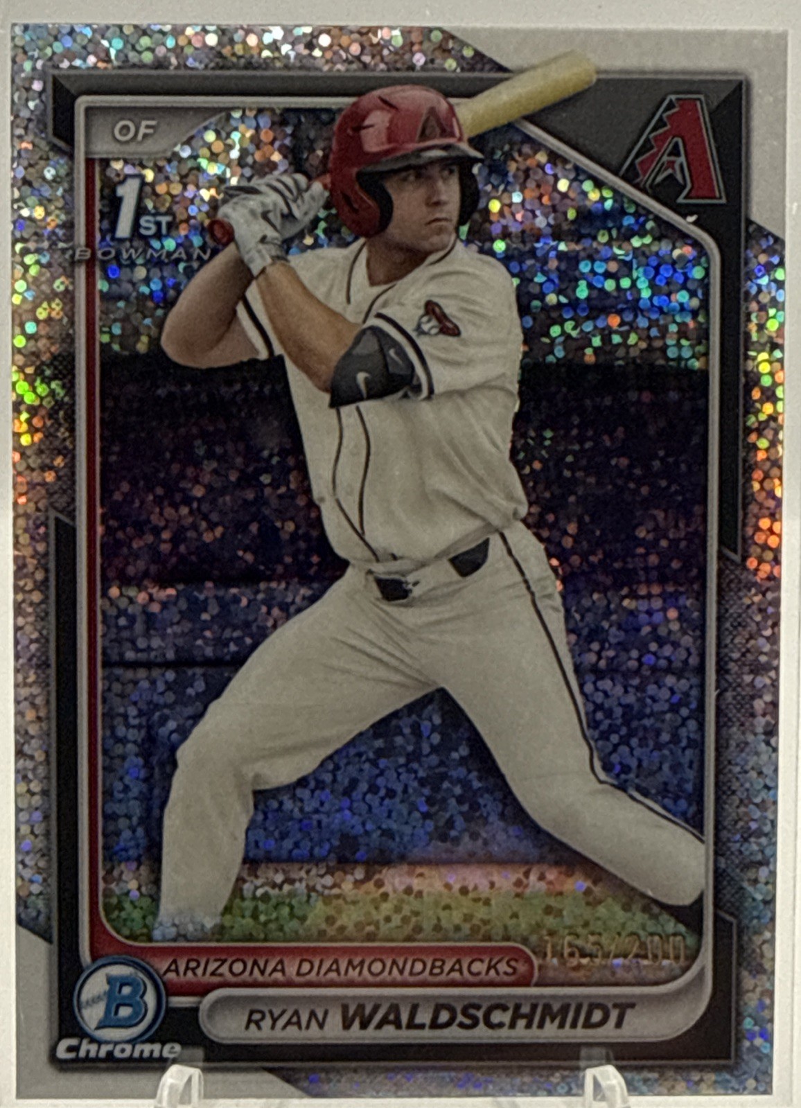 2024 Bowman Draft - Chrome Ryan Waldschmidt #BDC-18 Sparkle Refractor /200 (RC)